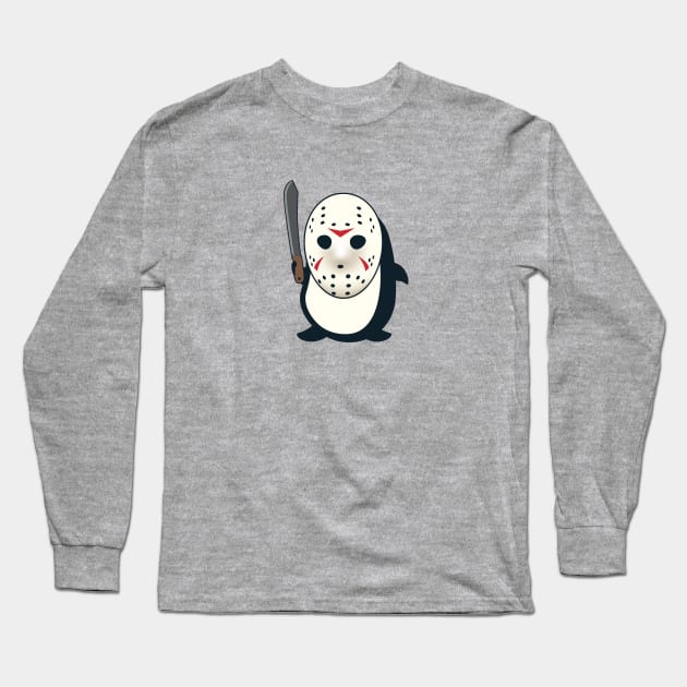 Penguin Jason Friday the Thirteenth Long Sleeve T-Shirt by natural20shirts